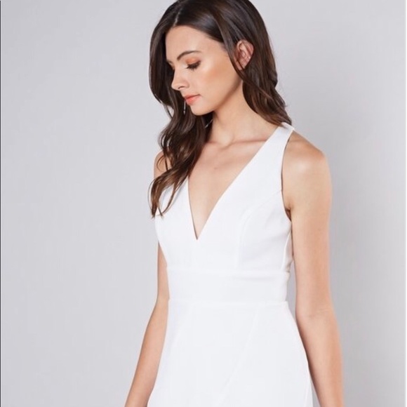 classy short white dress